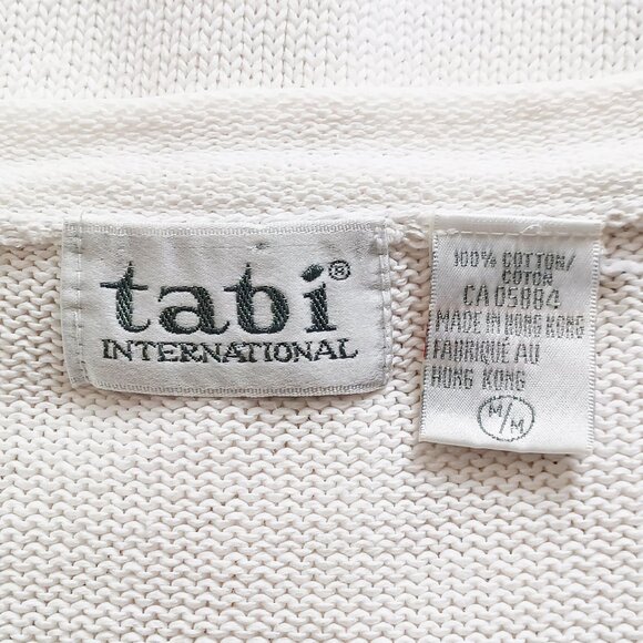 Tabi International Floral Knit V-neck Cardigan - Picture 9 of 15